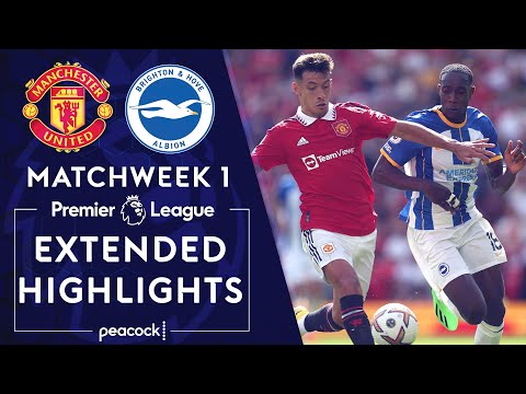 Manchester United v. Brighton | PREMIER LEAGUE HIGHLIGHTS | 8/7/2022 | NBC Sports