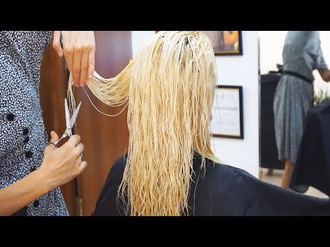 SHE WANTS FINE TEXTURE FOR LAYERED BLONDE HAIRCUT