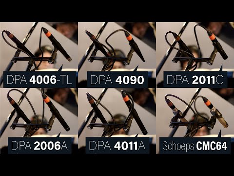 Демонстрация звучания DPA 2006A и сравнение с другими микрофонами 