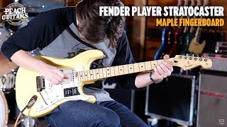 Video thumbnail for No Talking...Just Tones | Fender Player Stratocaster | Maple Fingerboard by Peach Guitars
