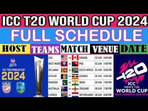 ICC T20 WORLD CUP 2024 Shadeel Time Tebele