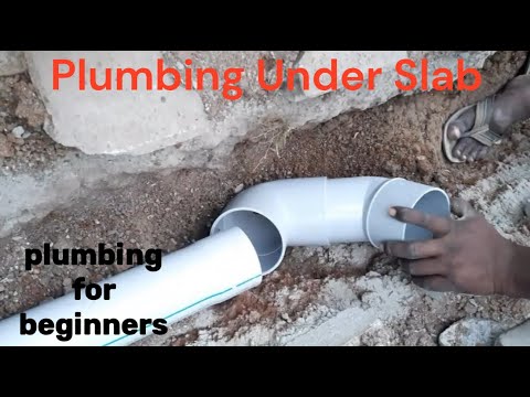 How To Rough In Plumbing Under Slab For A Bathroom - FOR BEGINNERS!