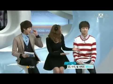 120223 MNET WIDE NEWS JAEJIN AND SEUNGHYUN MC Cut (w/ guest, Miss A) Part 2