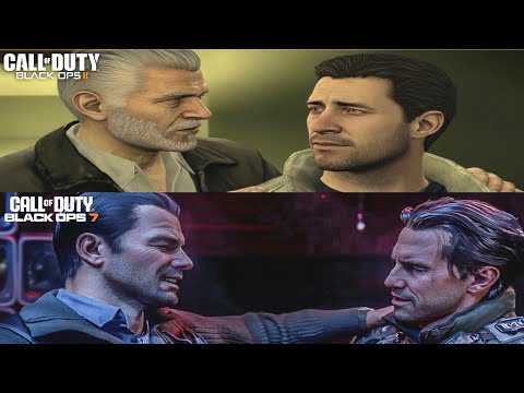 David Meets His Father Alex Again - The Mason Family Reunion scenes in COD: Black Ops 2012 vs 2025