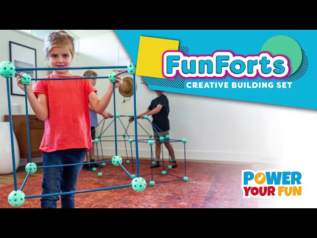 Vídeo relacionado con Kit De Construcción para Niños 85 Piezas Que Brillan En La Oscuridad Air Forts Constructor De Regalo Juguetes para De 4 5 6 7 8 9+ Años De Edad Niñas DIY Fort Building Túneles Tienda De 85pcs