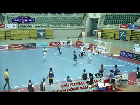 Cambodia (3) vs (13) Myanmar AFF Futsal 2019, Myanmar (13) vs (3) Kamboja AFF Futsal 2019