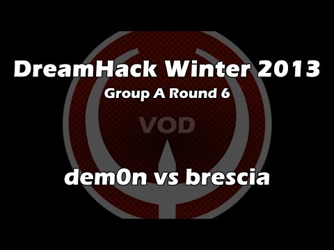 dem0n vs brescia (le+larslarslars) - DreamHack Winter 2013 Group A Round 6 (Quake Live VOD)