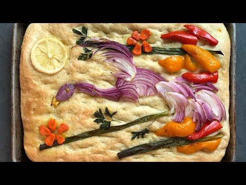 How To Make Garden Focaccia Art
