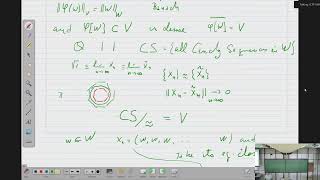 Oscar Reula: Infinite Dimensional Vector Spaces - Class 5 - Part 2