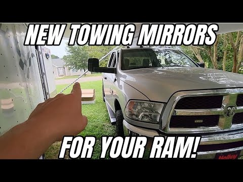 Tow Mirrors For Your RAM Truck From Sanooer Auto Parts
