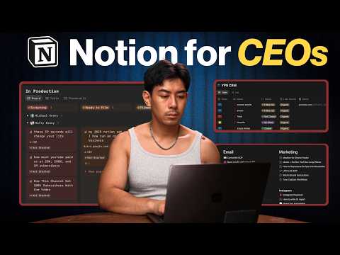 My 2025 Notion Setup | How I Use Notion To Run My Business