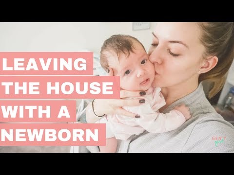 Leaving The House With A Newborn | Going To Grandma's House