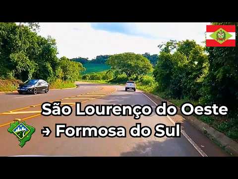 São Lourenço do Oeste a Formosa do Sul – SC | Estradas do Oeste Catarinense