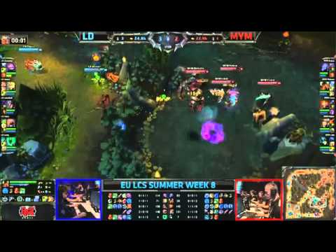LemonDogs LD vs Meet Your Makers MYM    EU LCS Summer 2013 W8D1    Full Game HD MUST SEE