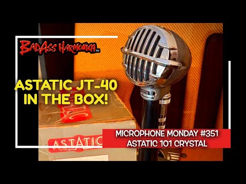40 for 26! Best Blues Harmonica Mic | Astatic JT-40 in the box Bullet Harp Microphone Monday 351