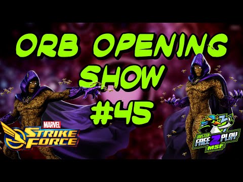 Going For A 4 Red Star Swarm - Orb Opening Show #45 - Marvel Strike Force