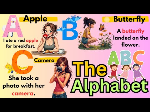 🔥 Learn the English Alphabet from Scratch | 26 Letters, 260 Words, and Sentences 💥