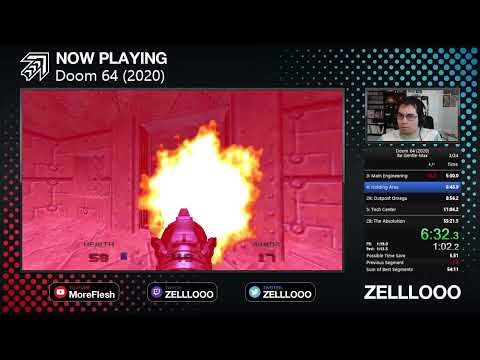 Doom 64 (2020) Speedrun - Be Gentle-Max (54:12 RTA)