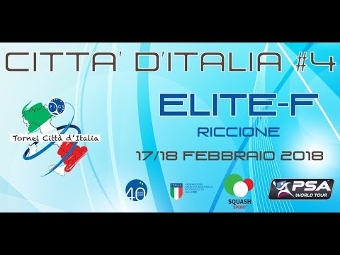 2018 - Squash - Città d'Italia PSA Closed #4 - Day 2
