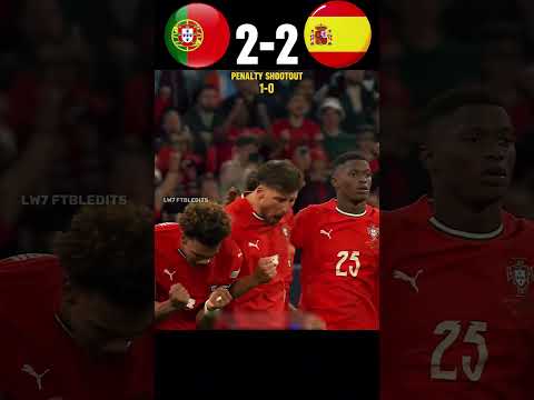 Portugal VS Spain Nation League Final 2025 Ronaldo VS Yamal #portugal #spain #football