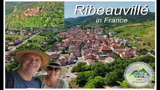 Exploring the town of Ribeauvillé in France