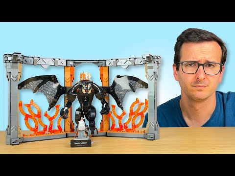 LEGO Lord of the Rings Balrog Book Nook (REVIEW)