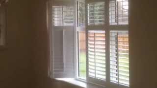 preview picture of video 'Plantation Shutters in Dining area across French Doors in Lichfield'