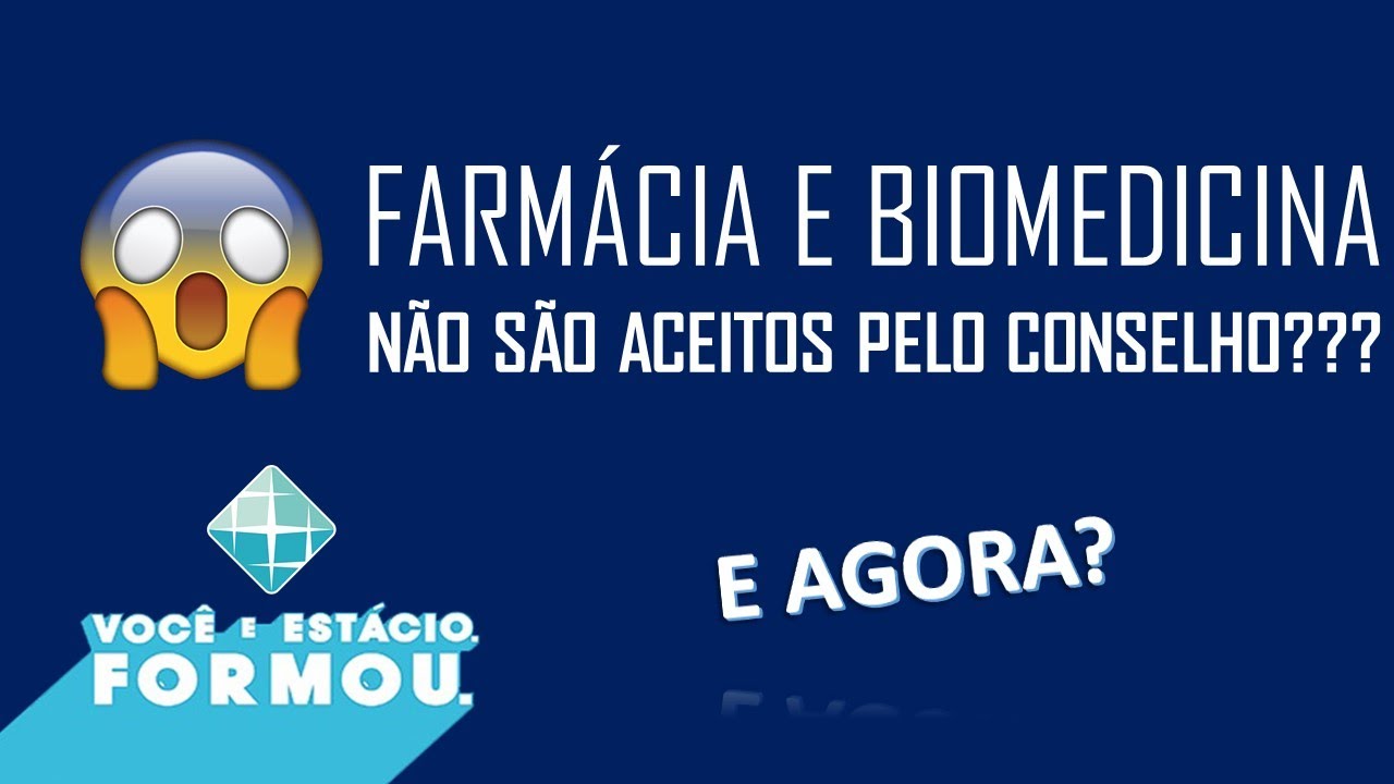 Farmácia e Biomedicina NÃO SÃO ACEITOS pelo conselho? E AGORA?
