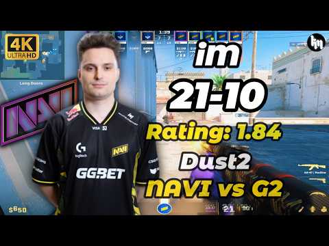 iM (21-10) NAVI vs G2 (Dust2) | PGL Cluj-Napoca 2026 #cs2 #navi #im
