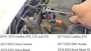 GM 3.6 V6 LGX 2016 - 2022: P0010, P0011, P0013, P0014 / replace VVT Solenoid