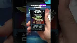 Como é um kit de prerelease de Ashes of the Empire Star Wars Unlimited