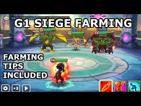 SIEGE FARMING ON MY ALT AND MAIN | TACTICS INCLUDED - Summoners War
