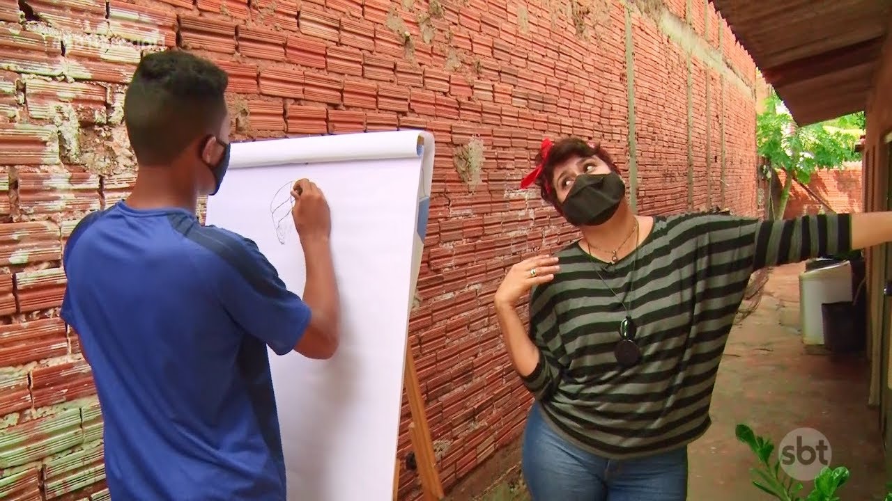 Priscilla Andrade vai conhecer um jovem que sonha em ser desenhista no quadro Putz Grila