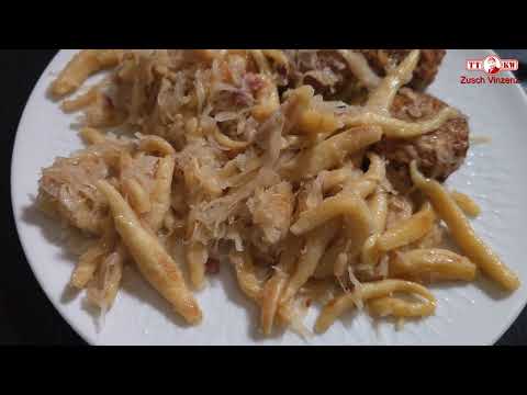 Einfache Zubereitung mit kulinarischem Genuss! Sauerkraut Schupfnudeln vom Aldi! Supermarkt Test