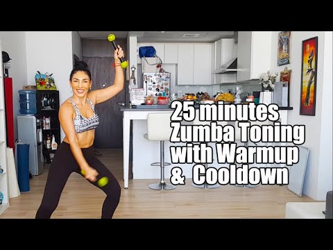25 minutes Zumba Toning with Warmup and Cool down ;)