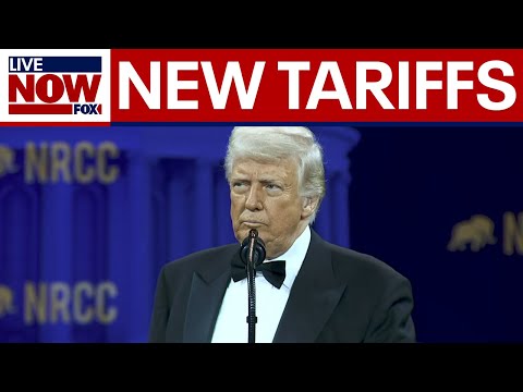 Video | President Trump says he will announce pharma tariffs soon, comments on 104% China tariff