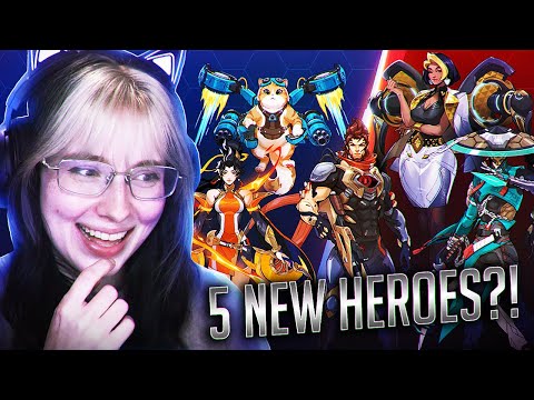 PLAYING THE 5 NEW OVERWATCH HEROES!!