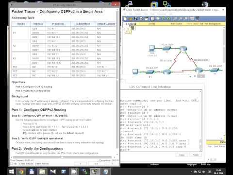 CCNA 2 Packet Tracer Activity 8.2.2.7 solution