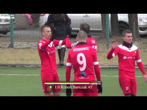 Bramki z sparingu Zagłębie Sosnowiec - Stal Mielec (1:1)