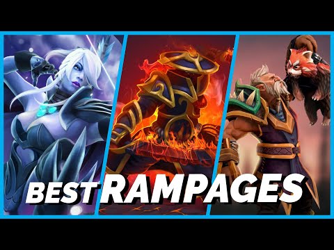 Dota 2 Best Rampages Drow Ranger, Ember Spirit & Lone Druid (2021)
