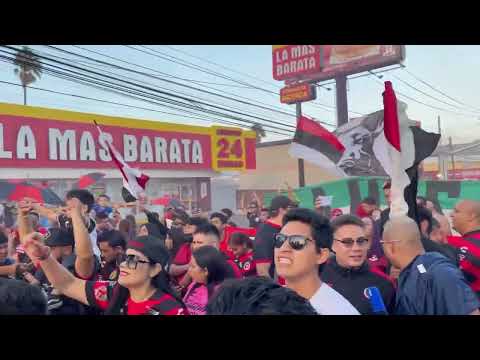 "Caravana 2023 Xolos Vs Toluca La masakr3" Barra: La Masakr3 • Club: Tijuana