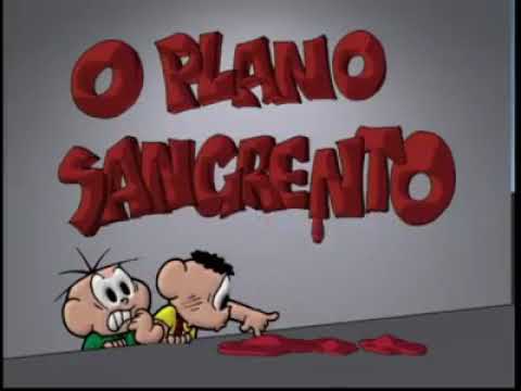 Capa de Turma da Mônica - O Plano Sangrento