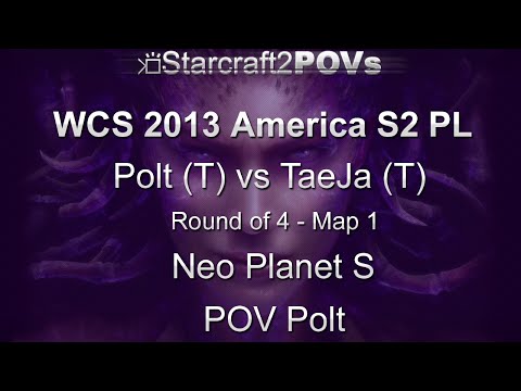 SC2 HotS - WCS 2013 AM S2 PL - Polt vs TaeJa - Ro4 - Map 1 - Neo Planet S - Polt