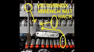 victorinox hack-use your swiss army knife as a bit wrench.