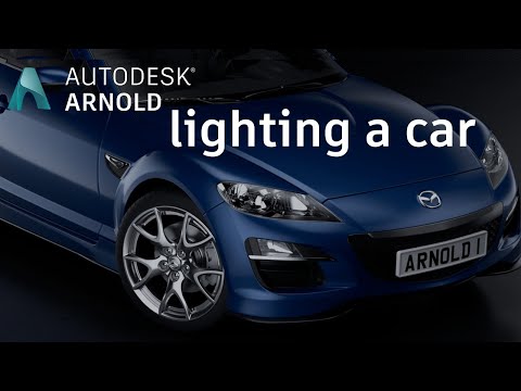 Arnold tutorial - Guide to lighting a car in MtoA