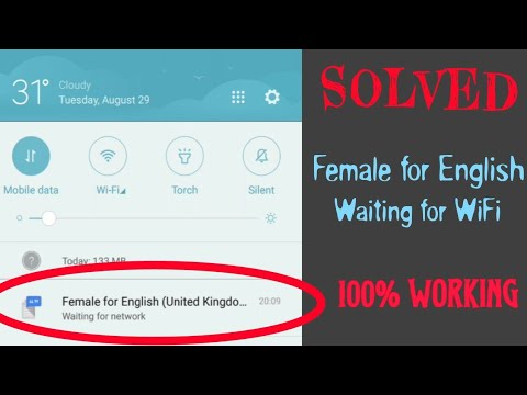 FIX Female For English Waiting For WiFi
