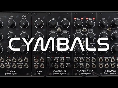 Erica Synths Cymbals Distinct Topology Digital/Analogue Cymbals Module image 2