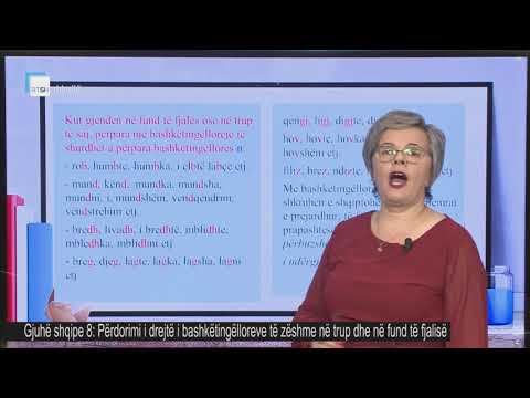 Gjuhë shqipe 8 - Përdorimi i drejtë i bashkëtingëlloreve të zëshme në trup dhe në fund të fjalisë