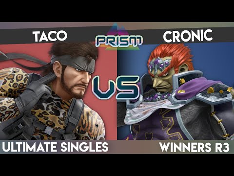 PRISM 186 - Taco (Snake) vs. Cronic (Ganondorf) - Winners Round 3 - Smash Ultimate Singles