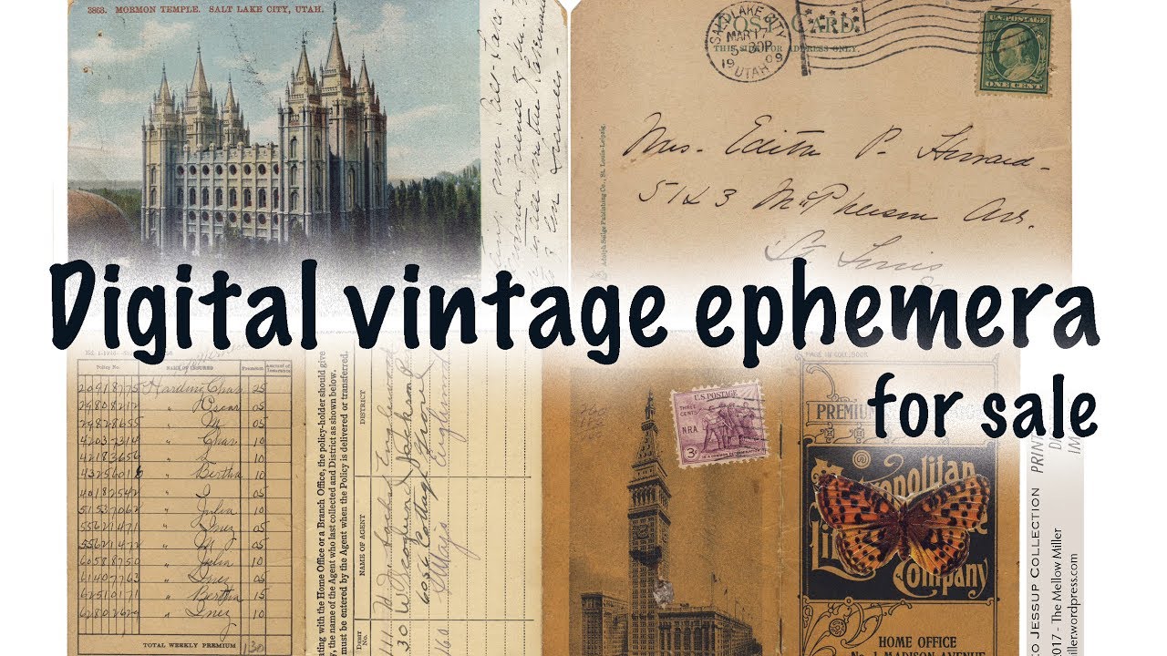 Digital ephemera collections